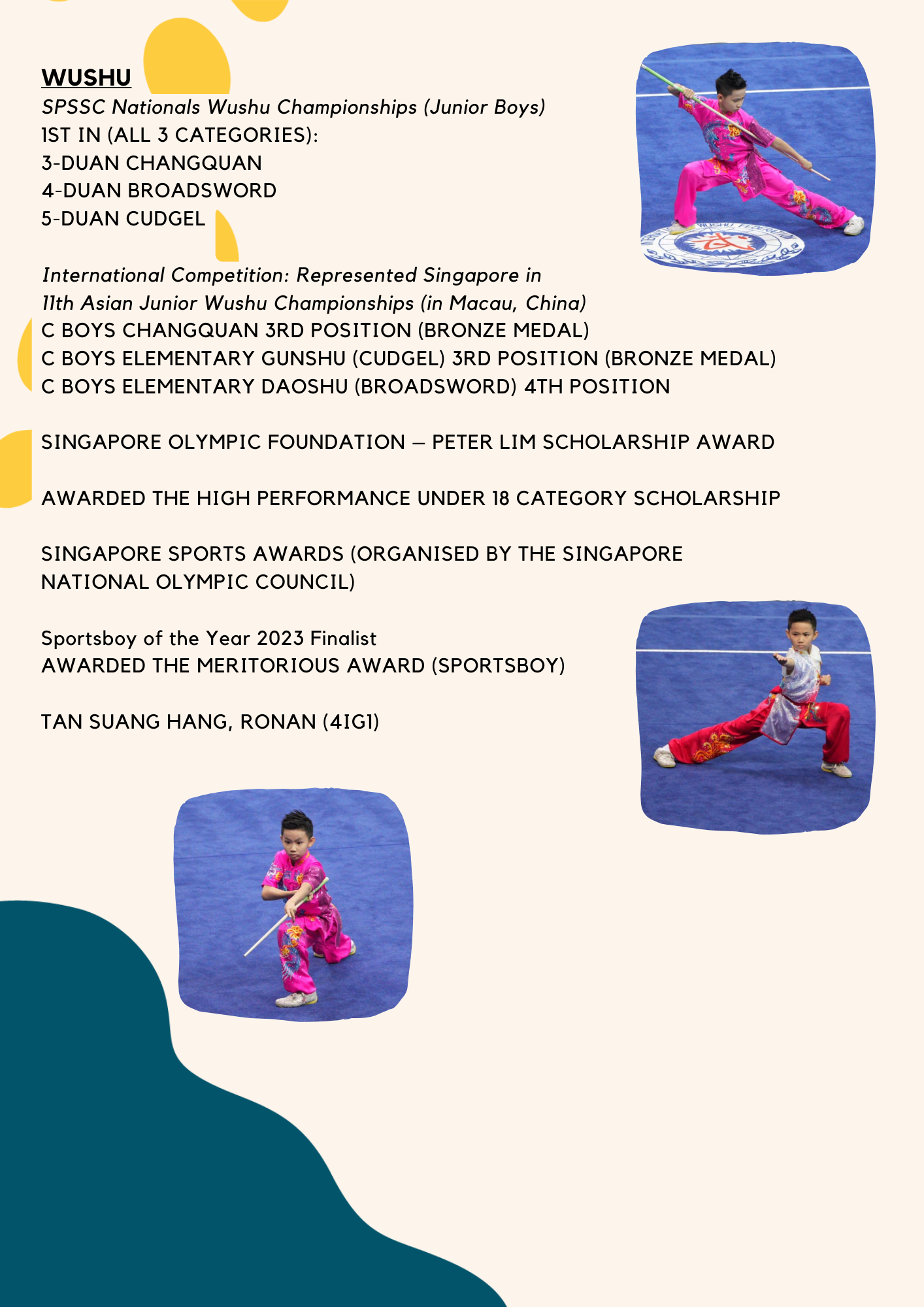 Achievements